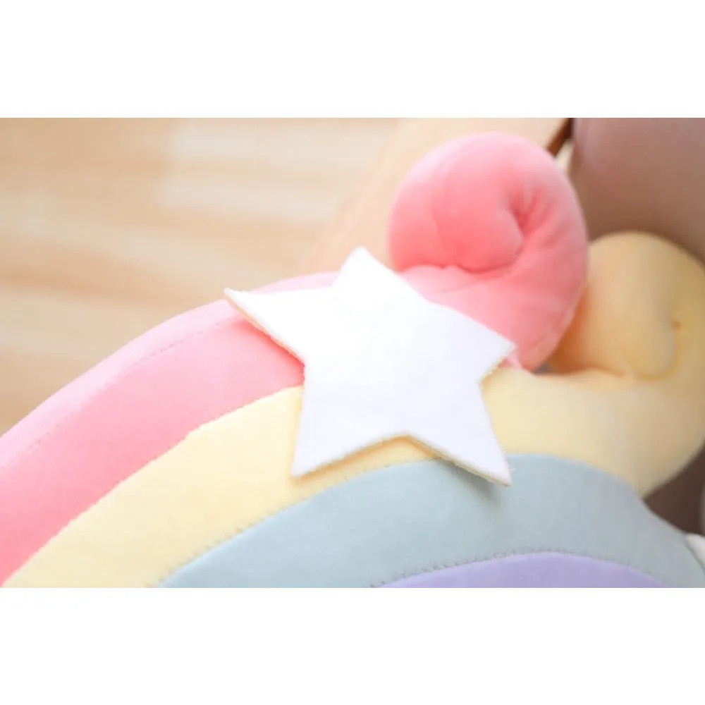 Rainbow Cloud Plush Pillow