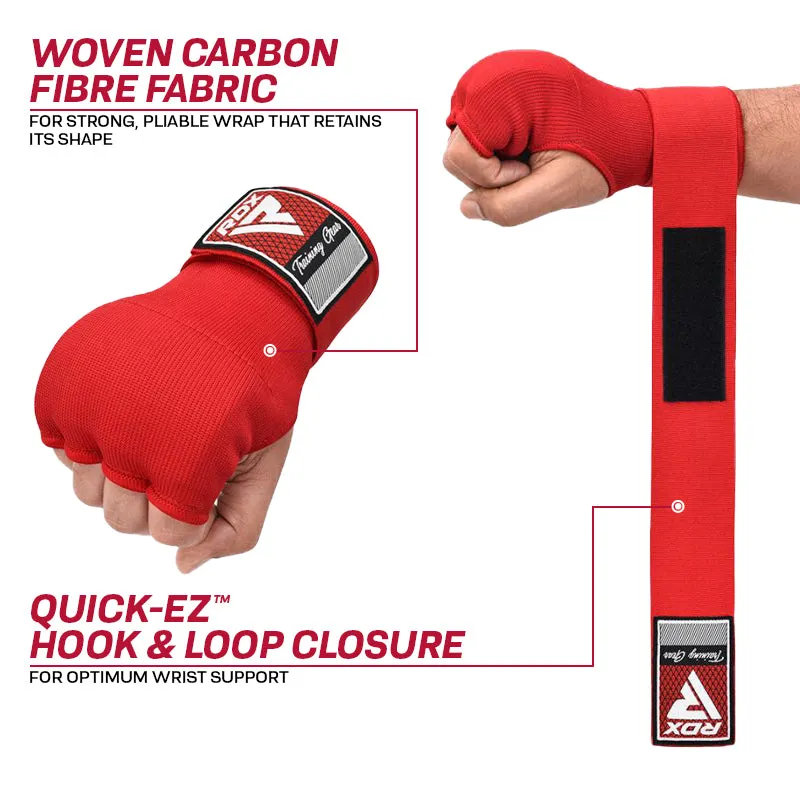 RDX IS Gel Padded Inner Gloves Hook & Loop Wrist Strap For Knuckle Protection OEKO-TEX® Standard 100 Certified