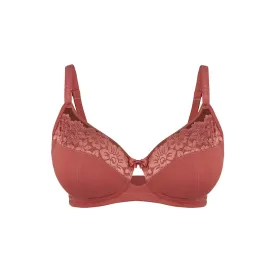 Rosie - Silk & Organic Cotton Lace Full Cup Wireless Bra