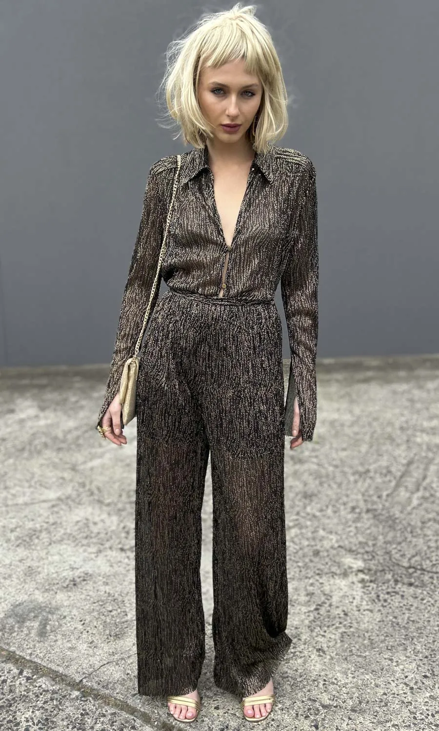 Sabina Musayev Yam Shirt - Black
