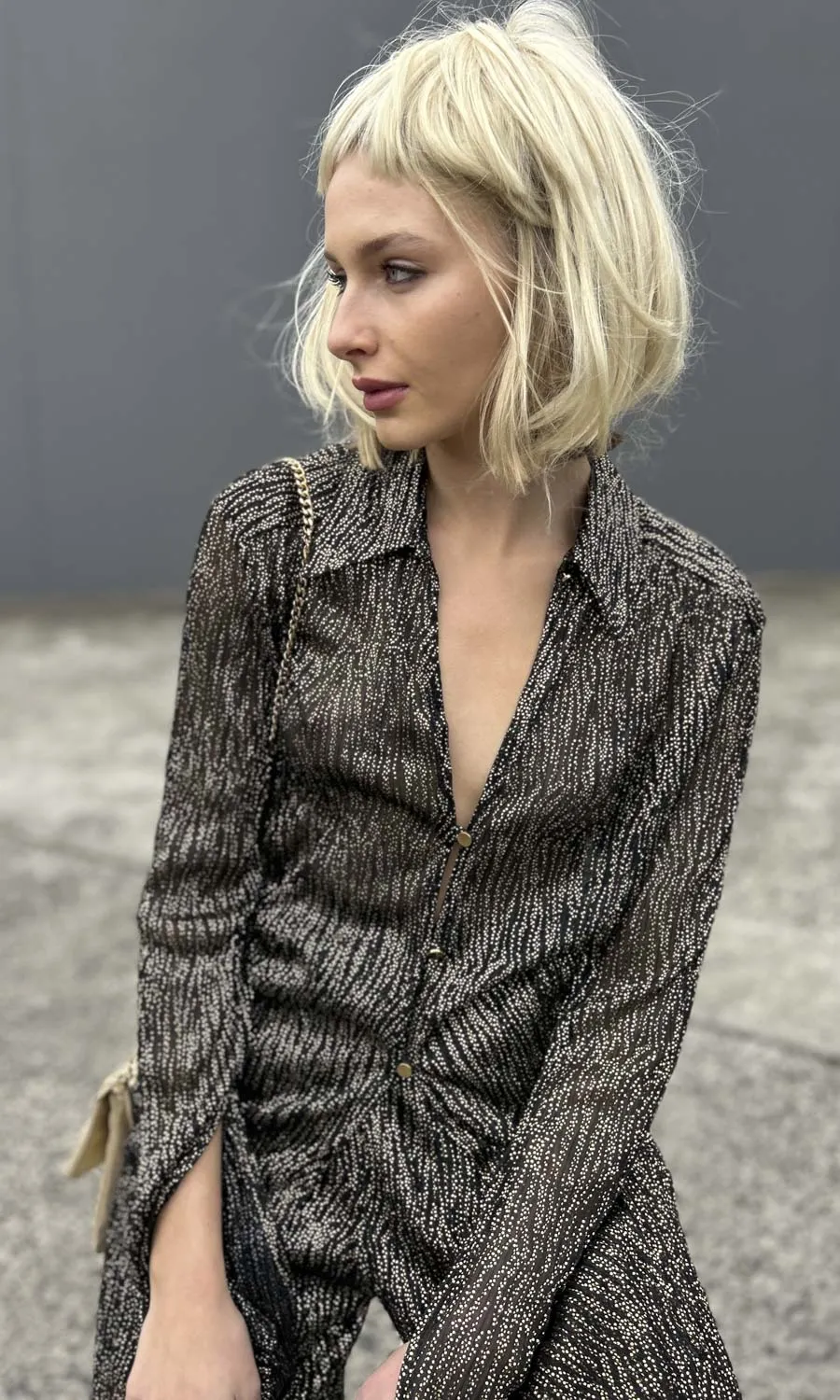 Sabina Musayev Yam Shirt - Black