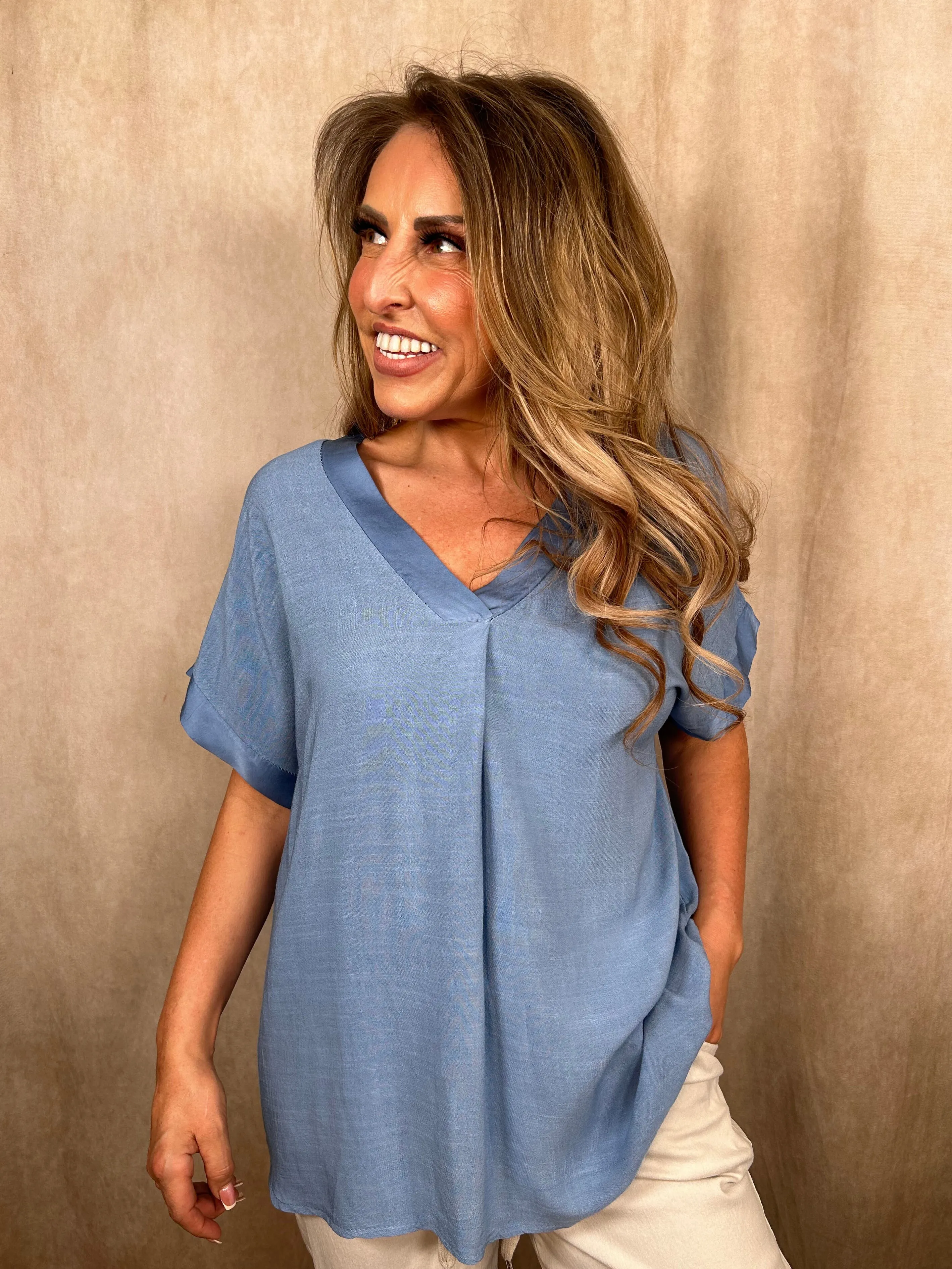 Serena Silk T-Shirt