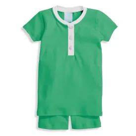 Short Pima Jammies -- Green