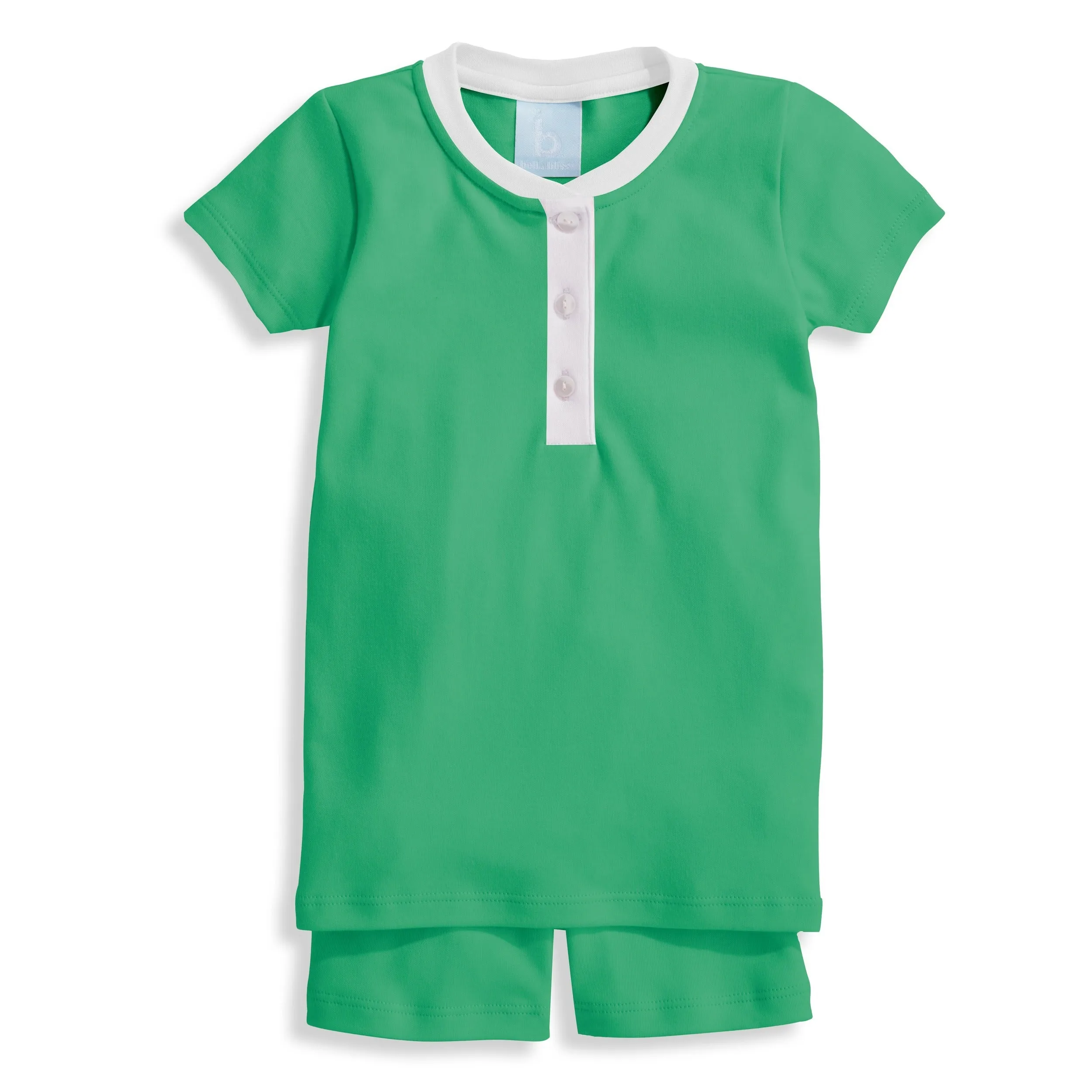 Short Pima Jammies -- Green