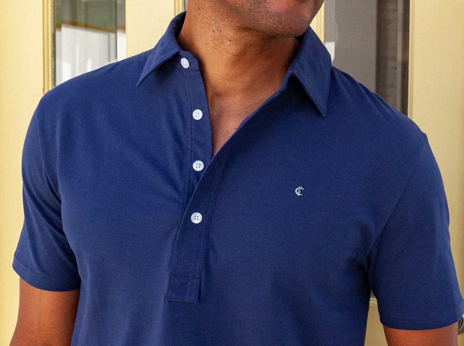 Slim Fit Top-Shelf Range Polo - Navy Blue
