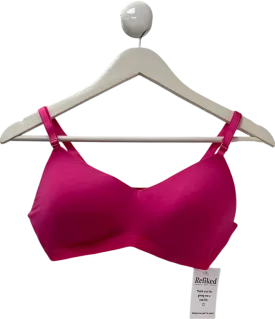 Stripe & Stare Pink Raspberry Smooth Sculpt Padded Bra UK XL