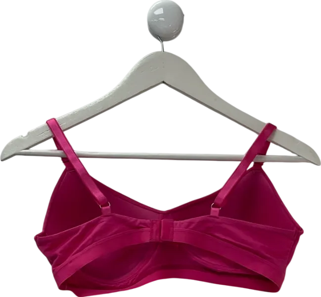 Stripe & Stare Pink Raspberry Smooth Sculpt Padded Bra UK XL