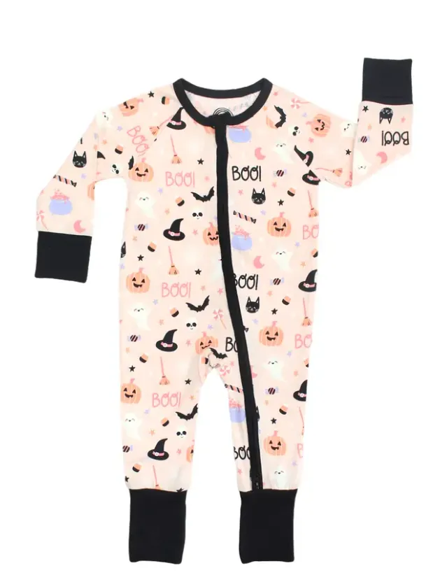 Sweet And Spooky Halloween Baby Pajamas