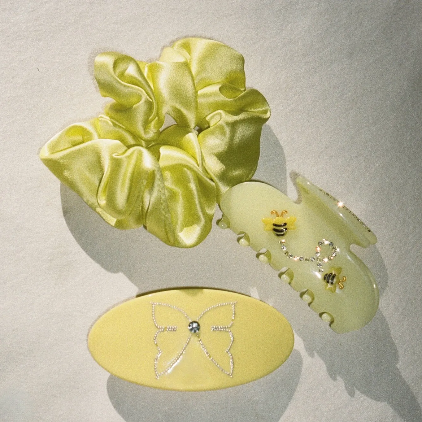 Sweet Dreams Silk Scrunchie in Dandelion