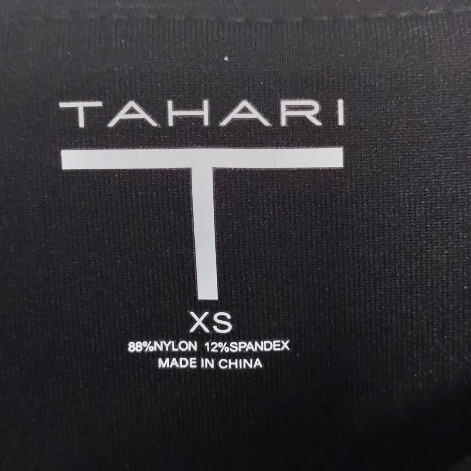 T TAHARI High Waist Ponte Knit Leggings XS Black