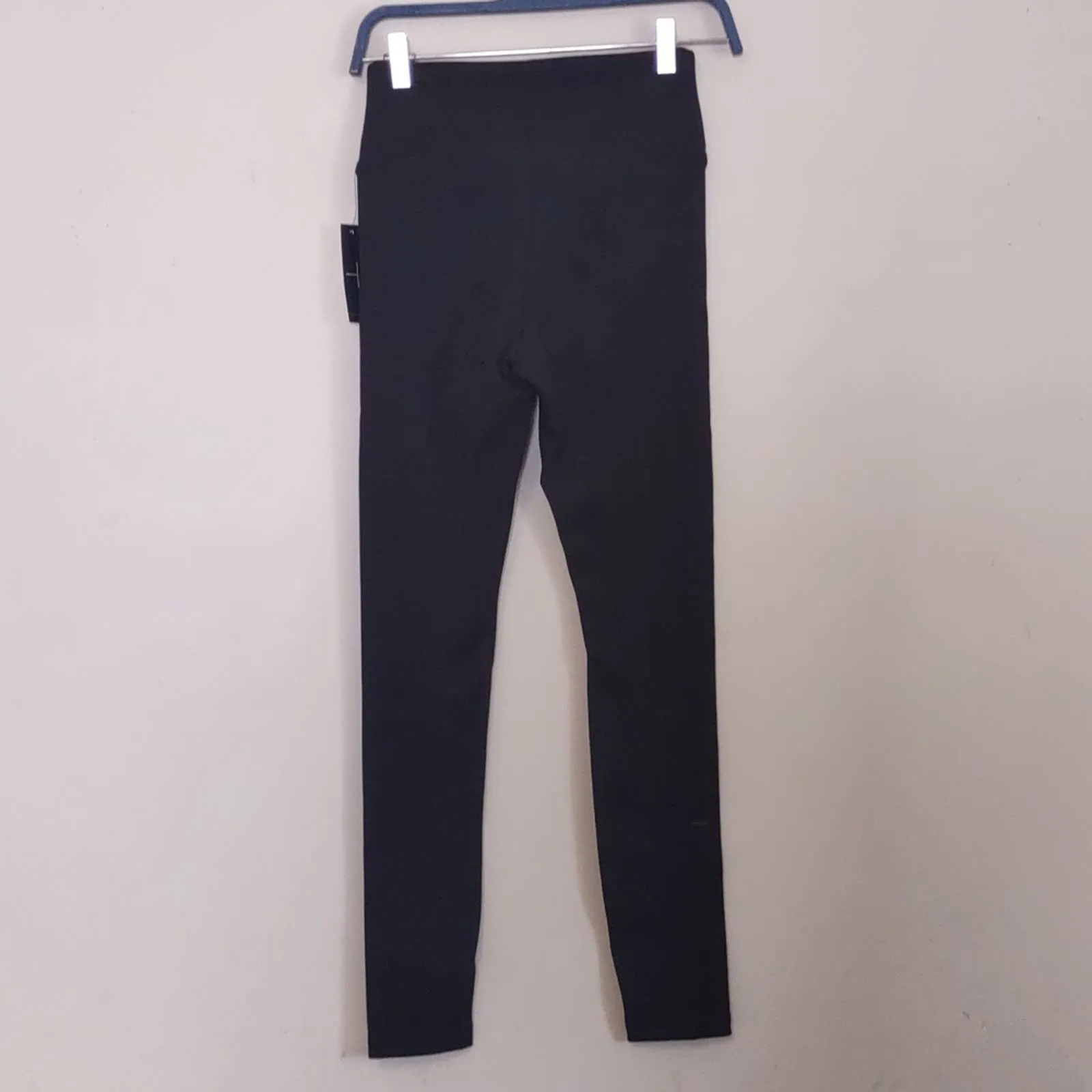 T TAHARI High Waist Ponte Knit Leggings XS Black