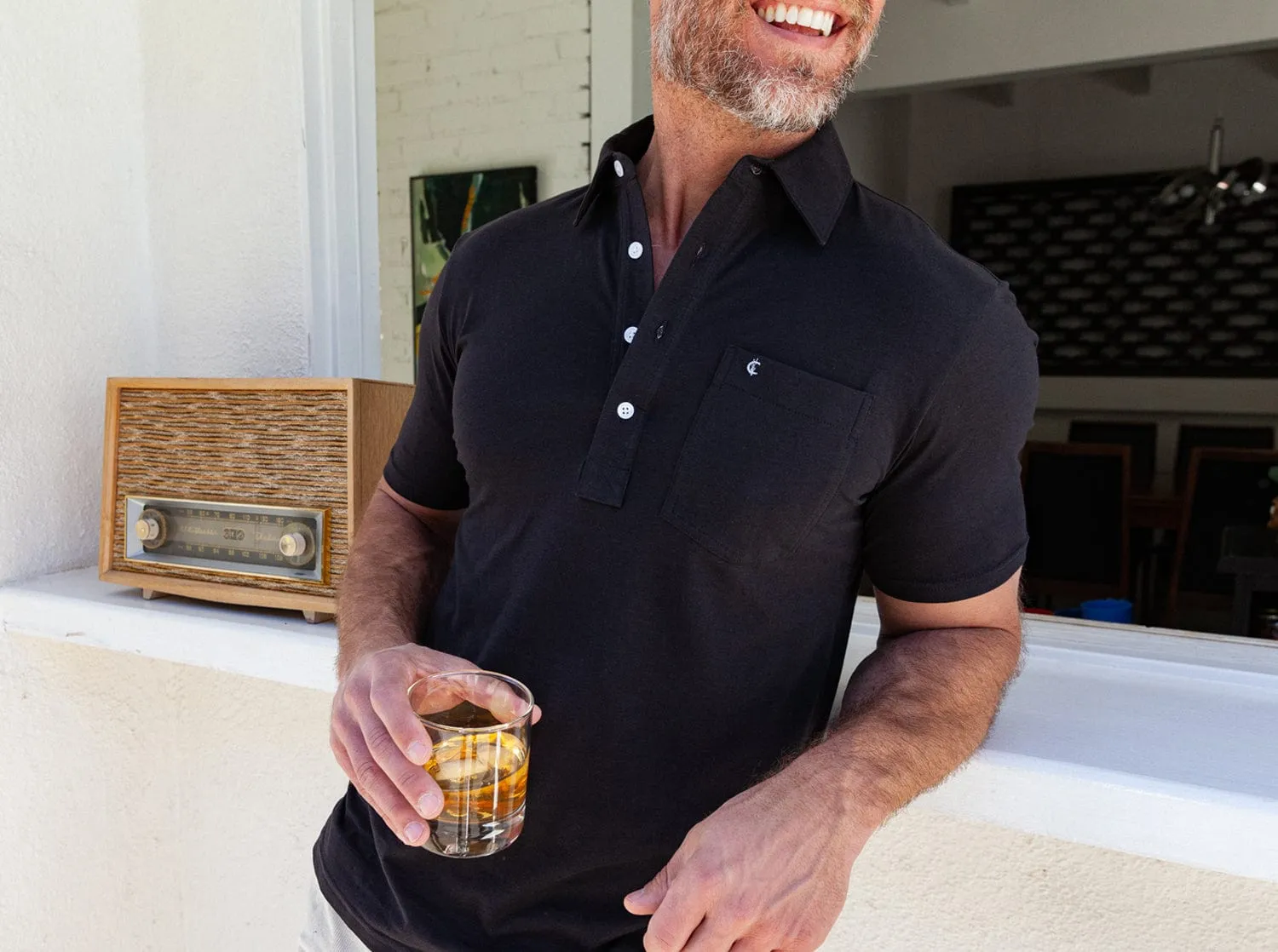 Top-Shelf Players Shirt - Black Top