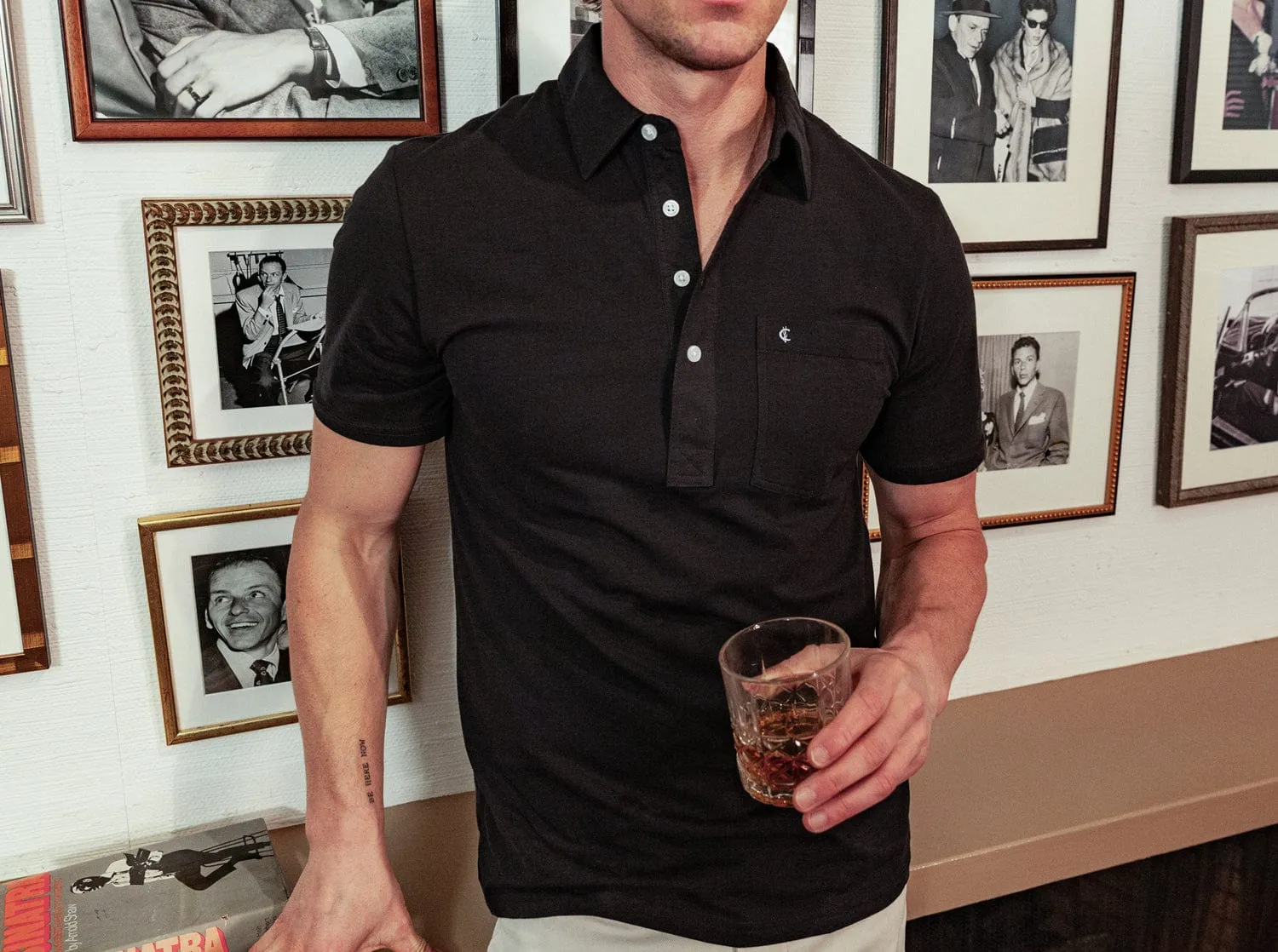 Top-Shelf Players Shirt - Black Top