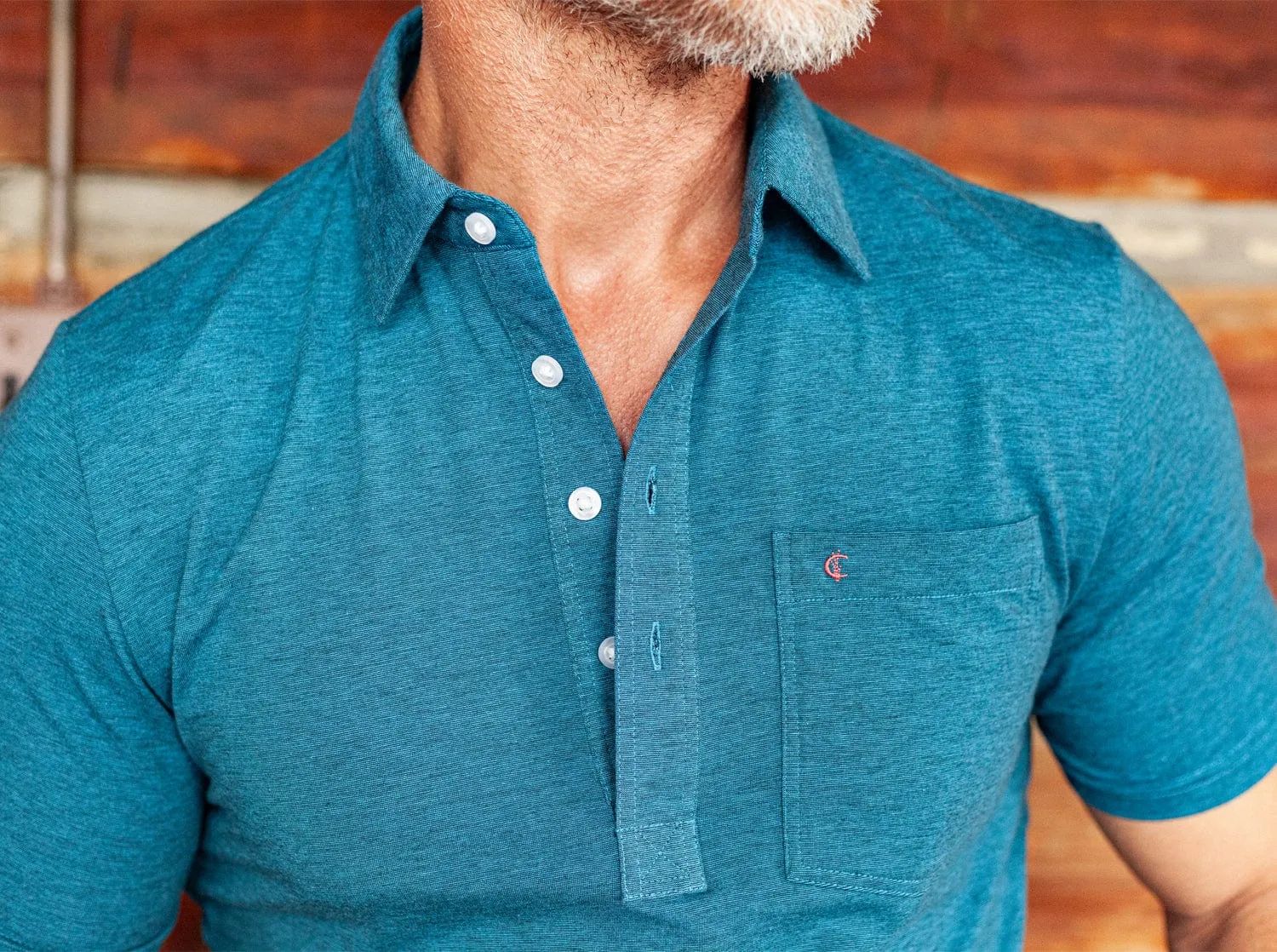Top-Shelf Players Shirt - Indigo Microstripe