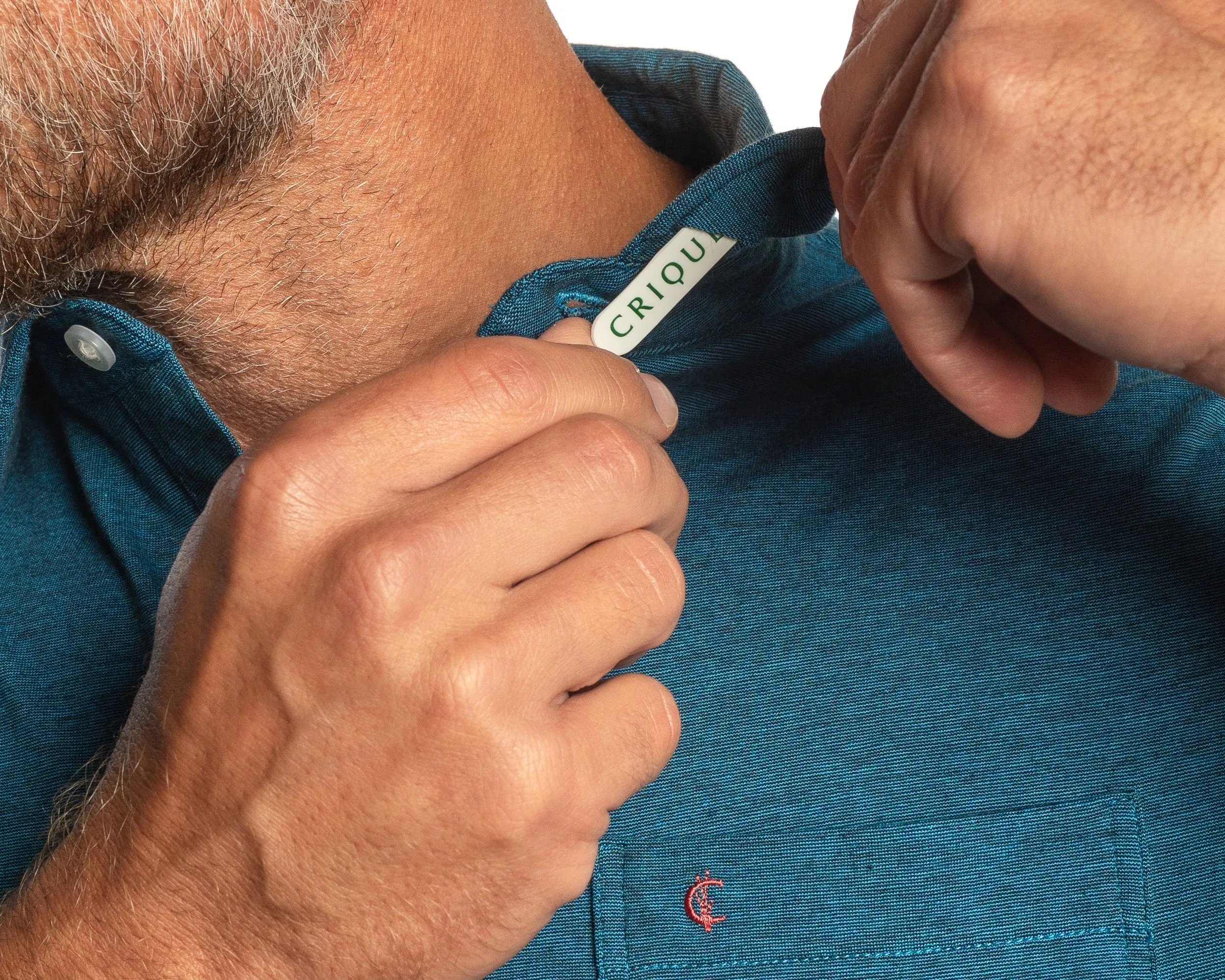 Top-Shelf Players Shirt - Indigo Microstripe