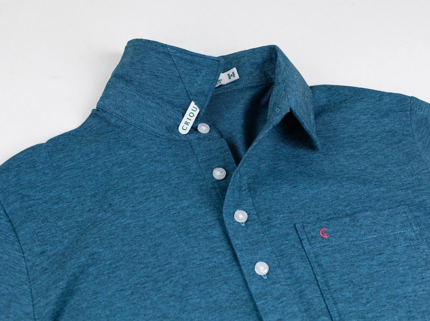Top-Shelf Players Shirt - Indigo Microstripe