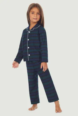 Unisex Toddler & Kids Black Watch Plaid Pajama Set