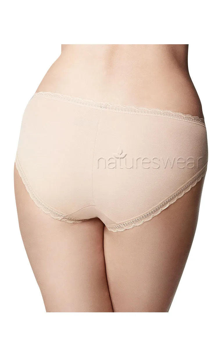 Very Clever Knickers 100% Cotton Underwear Bikini Brief in Nude T22017