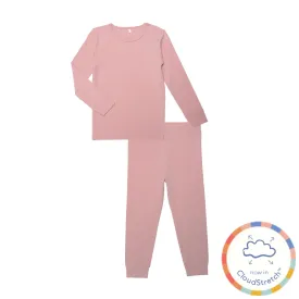 vintage pink CloudStretch? magnetic kids pajama set