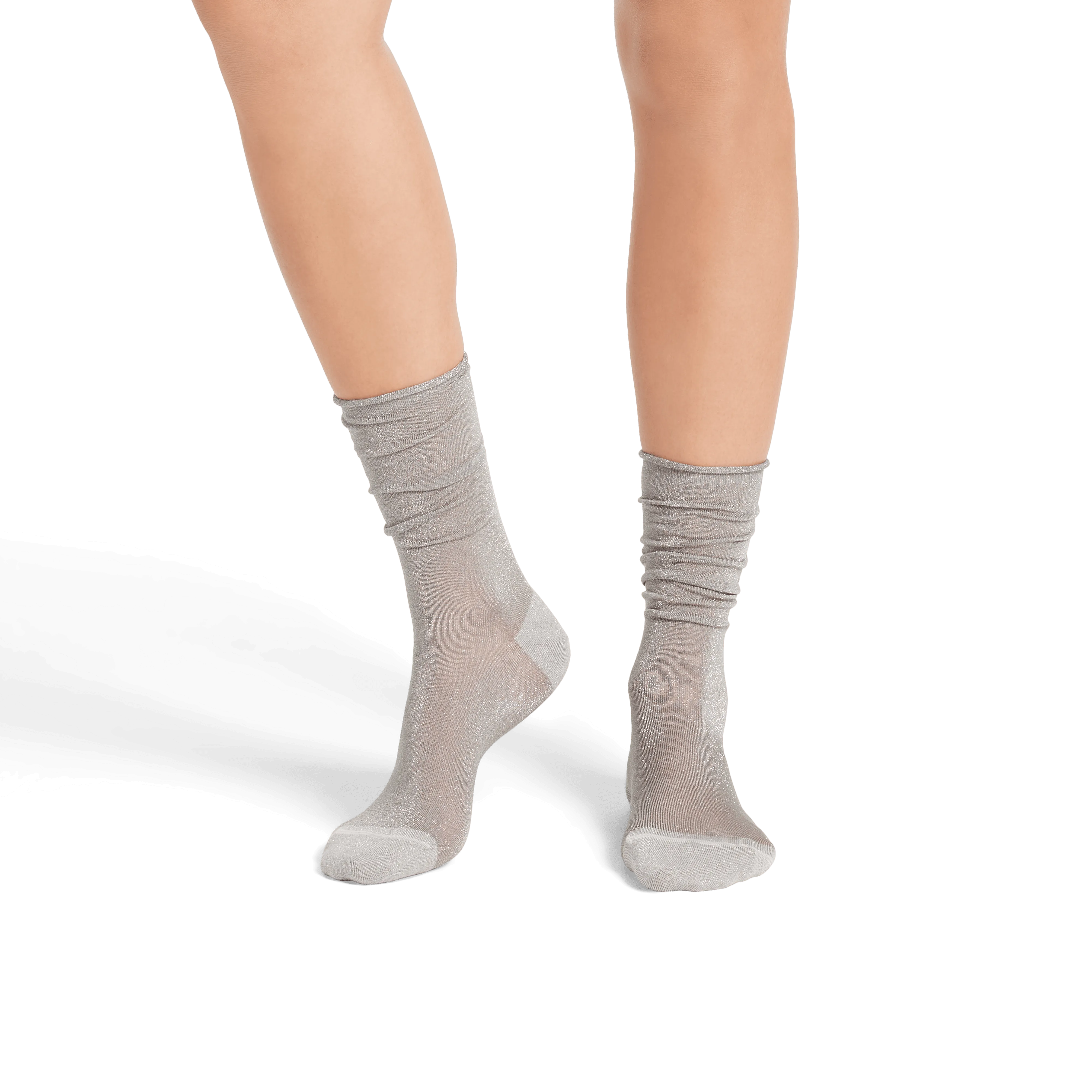 Women's Sheer Sparkle Calf Sock 3-Pack