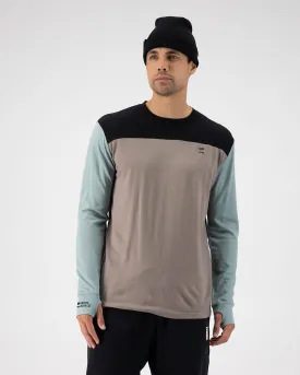 Yotei Merino Long Sleeve - Dew / Cinder / Black