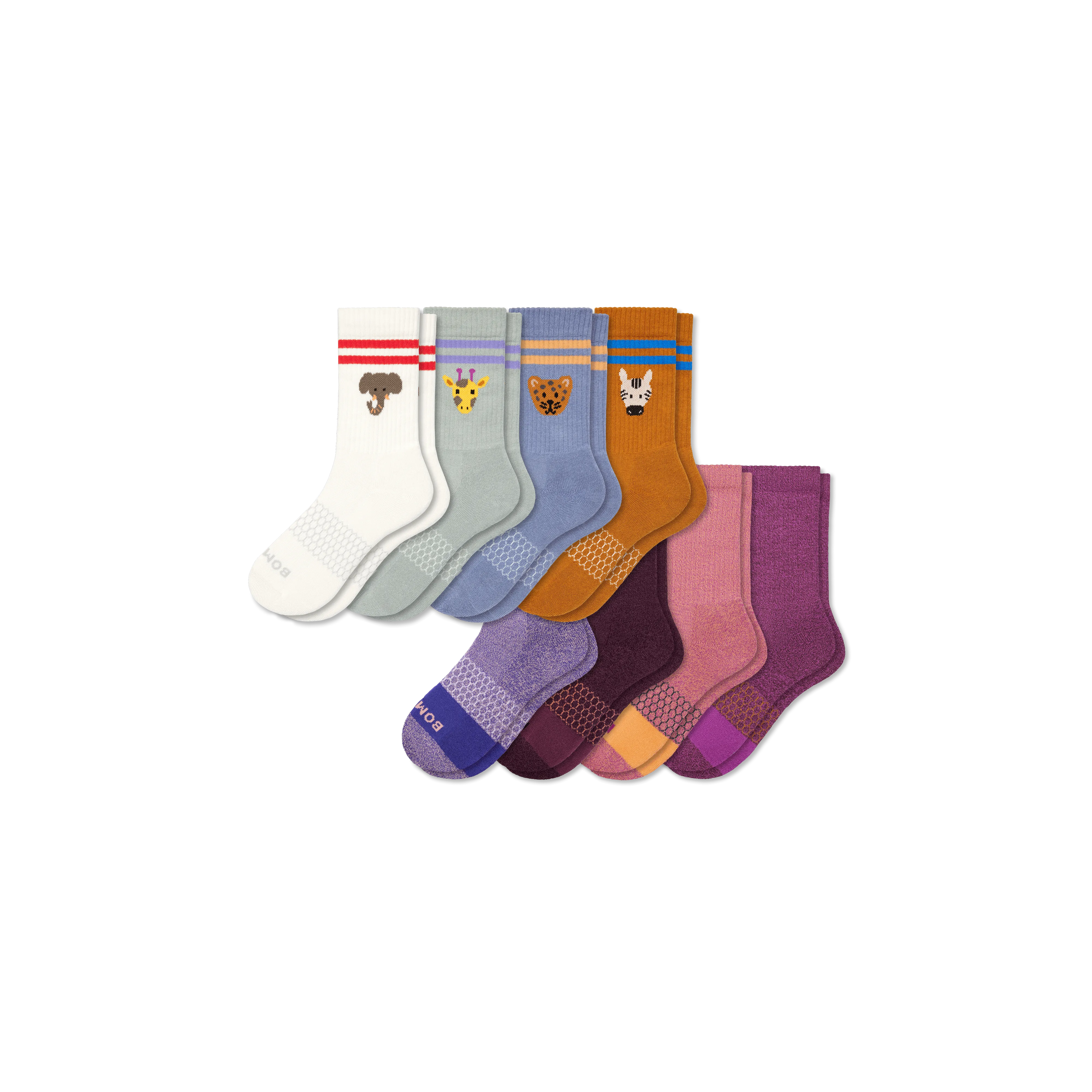 Youth Calf Sock 8-Pack