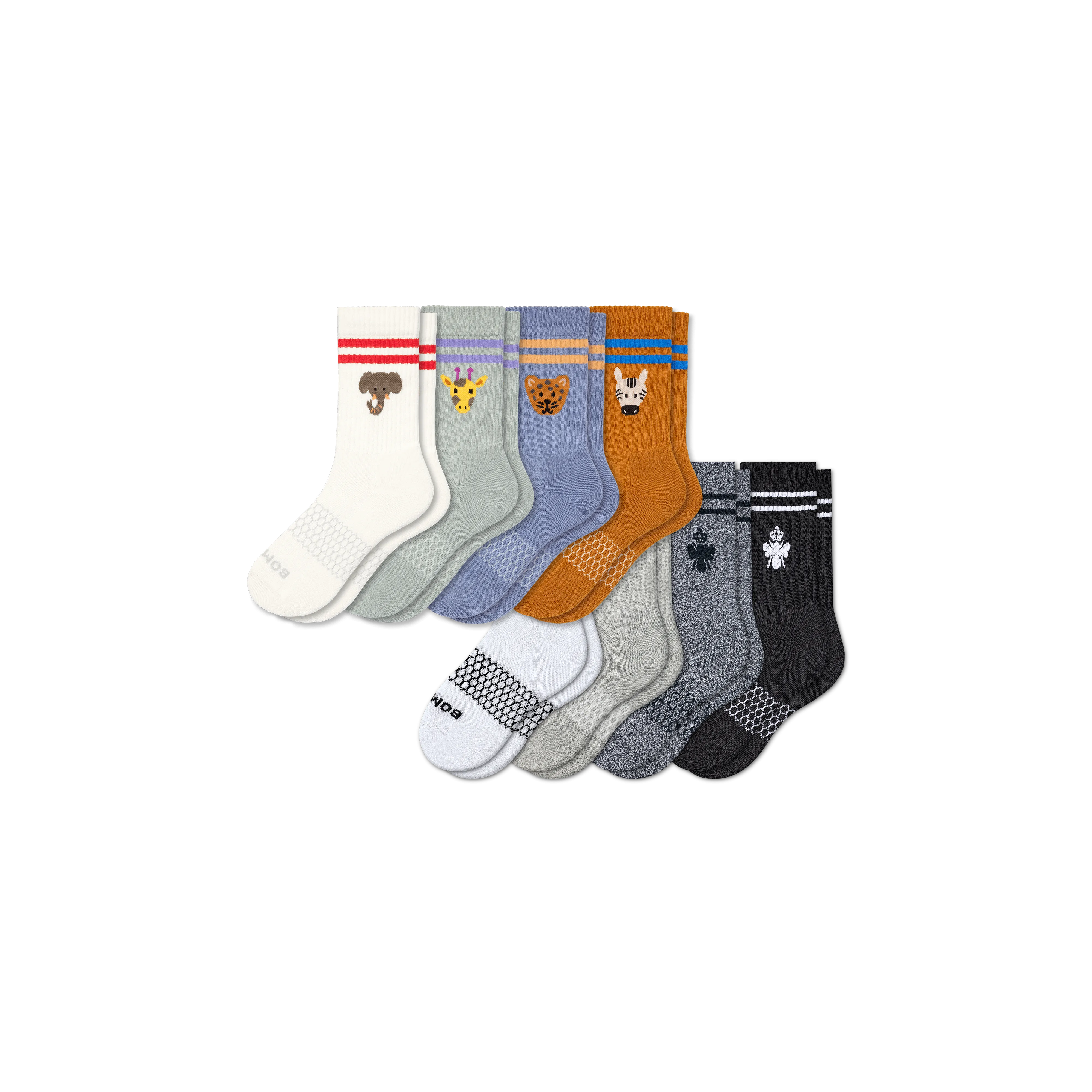 Youth Calf Sock 8-Pack