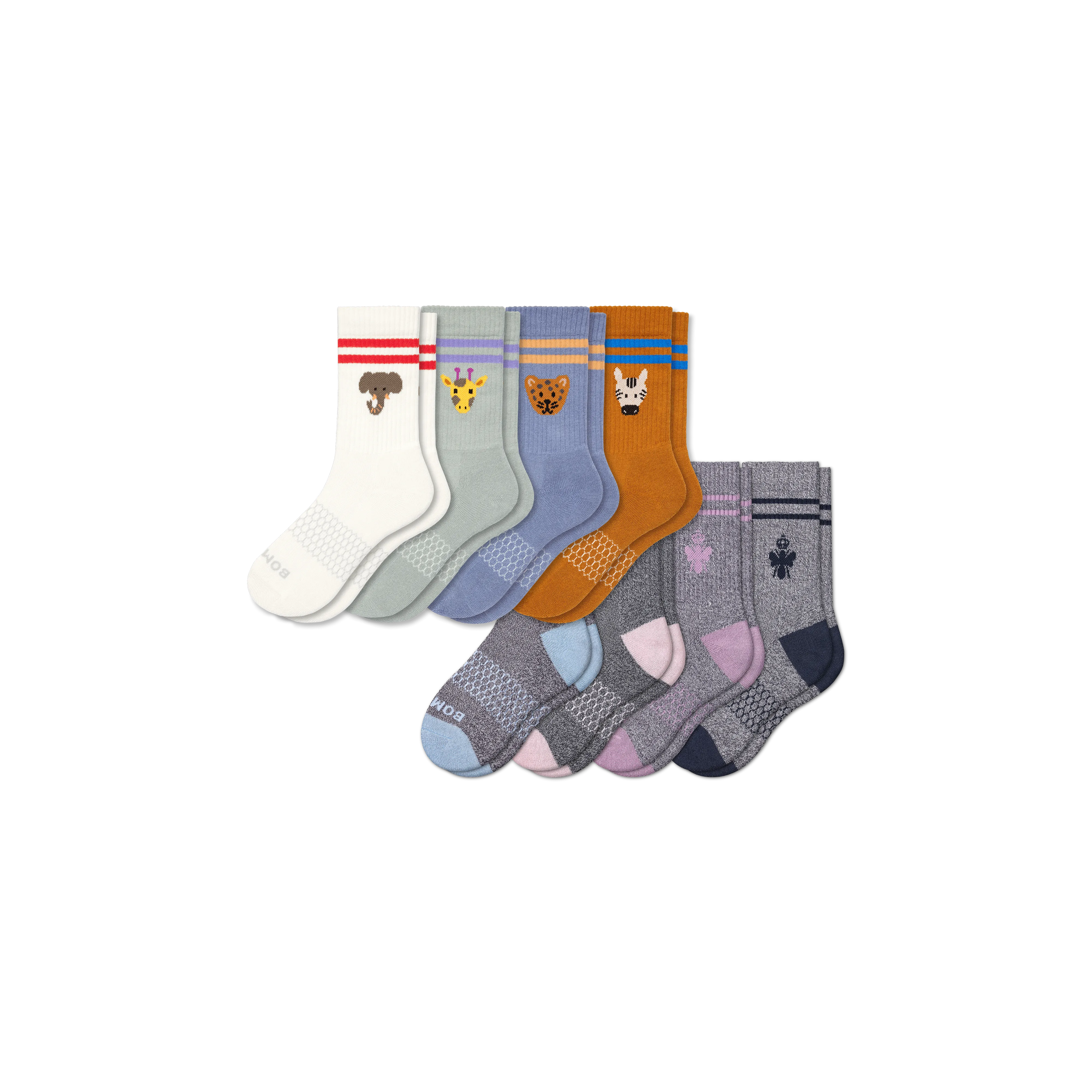 Youth Calf Sock 8-Pack