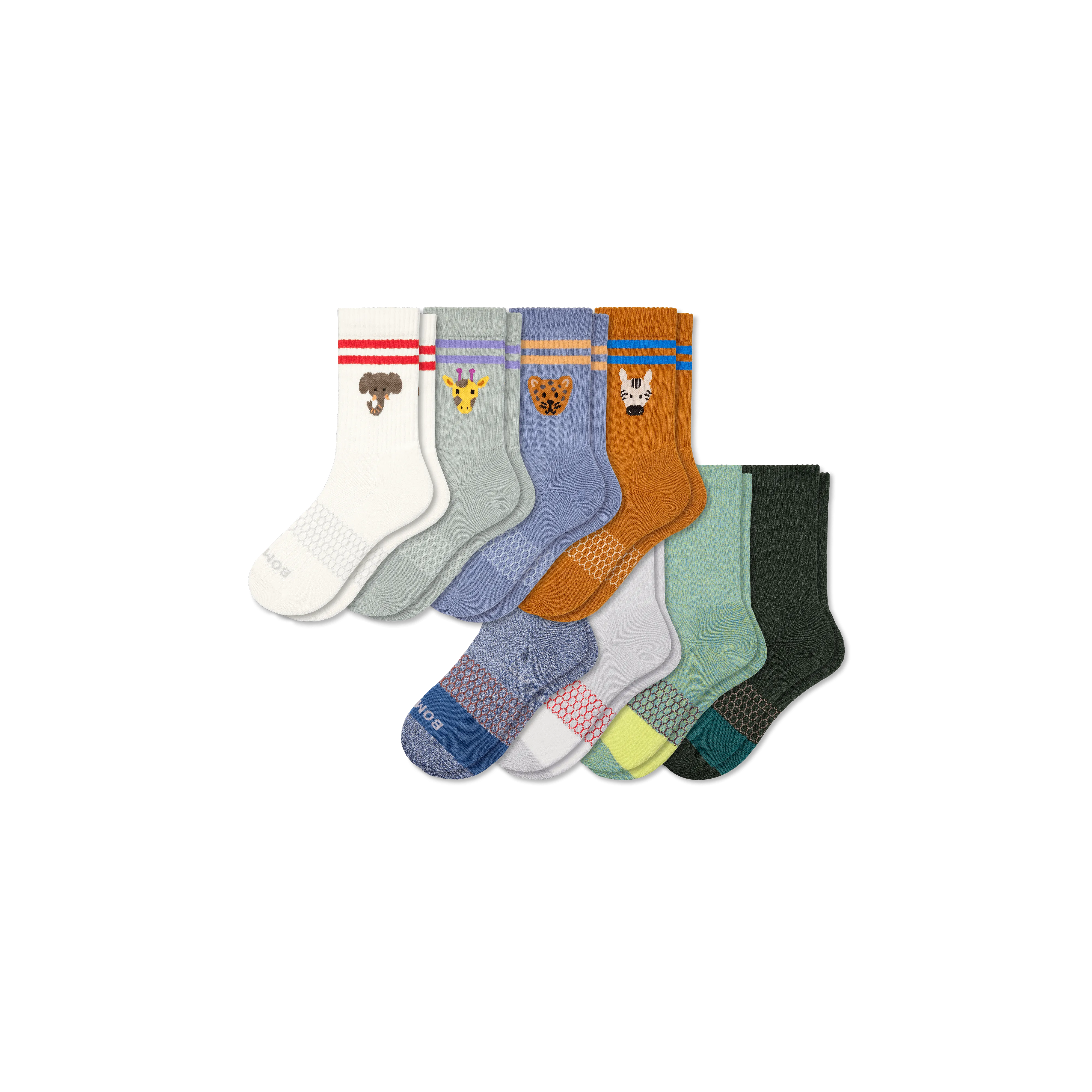 Youth Calf Sock 8-Pack