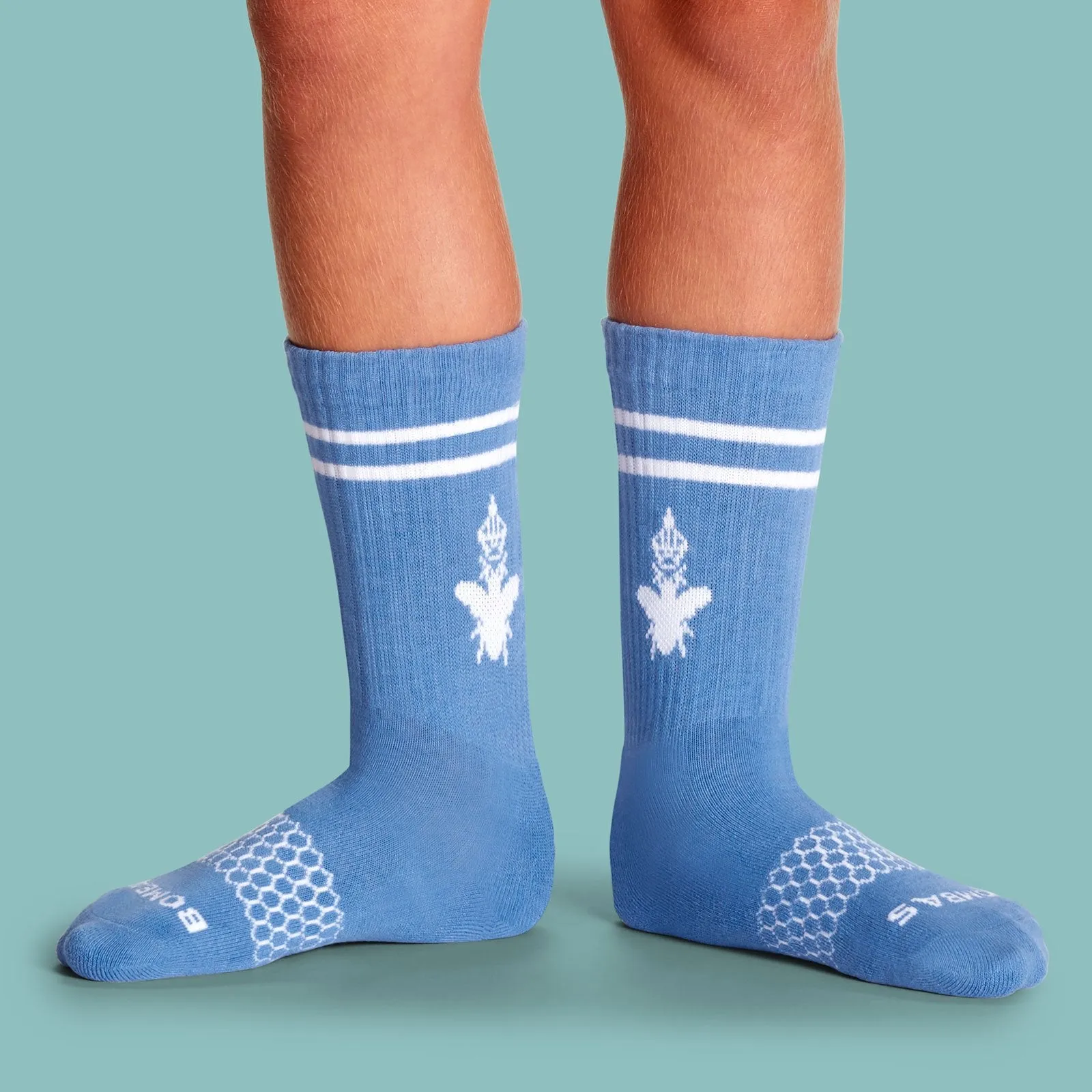 Youth Solids Calf & Ankle Sock 8-Pack