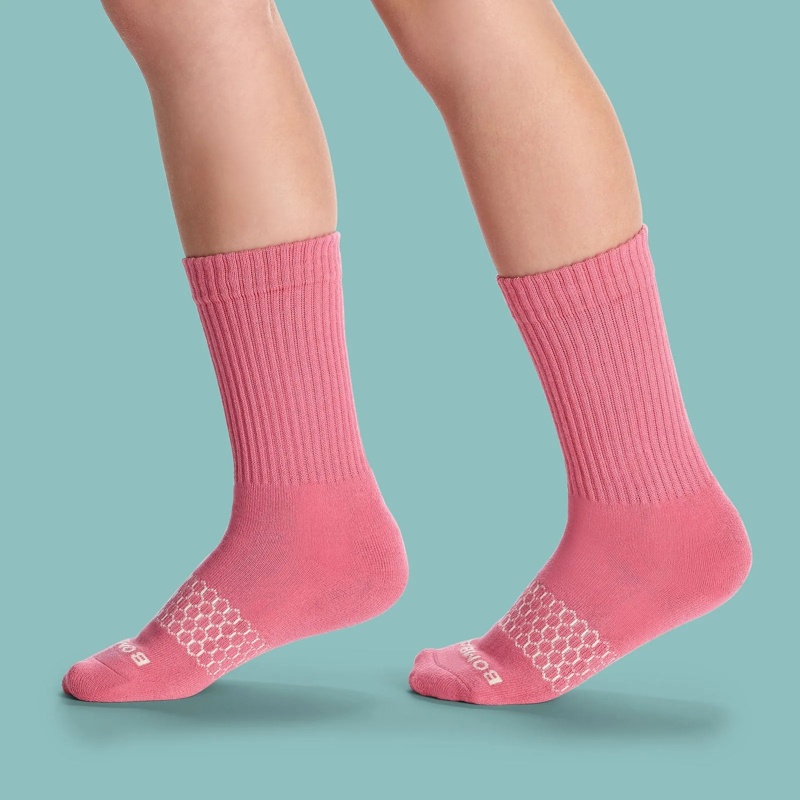 Youth Solids Calf & Ankle Sock 8-Pack